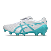 Asics Lethal Testimonal 4 IT FG White and Light Blue Field Football Boots